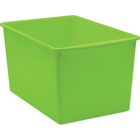 Teacher Created Resources Storage Bin, Plastic, Lime Green, 3 PK 20429